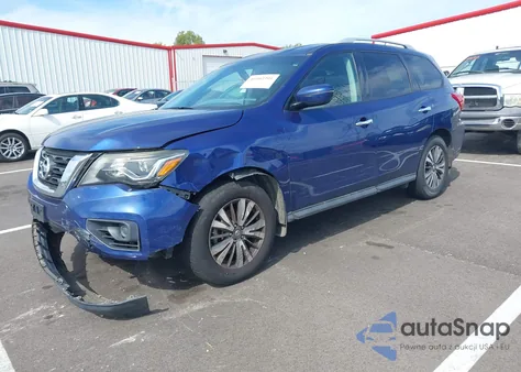 2017 Nissan Pathfinder S из США, поврежденный, VIN 5N1DR2MN0HC906535